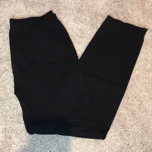Black M/L Spandex Crop Leggings
